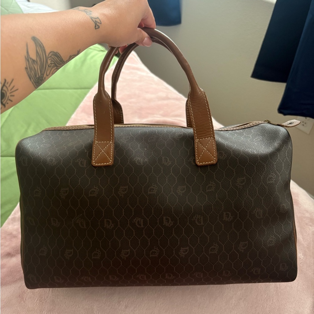 Dior Honeycomb Boston Bag